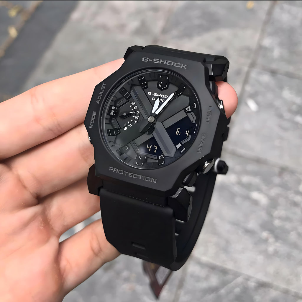 C@sio GShockk Ga-2300 Men Black Digital+Analog All Working
