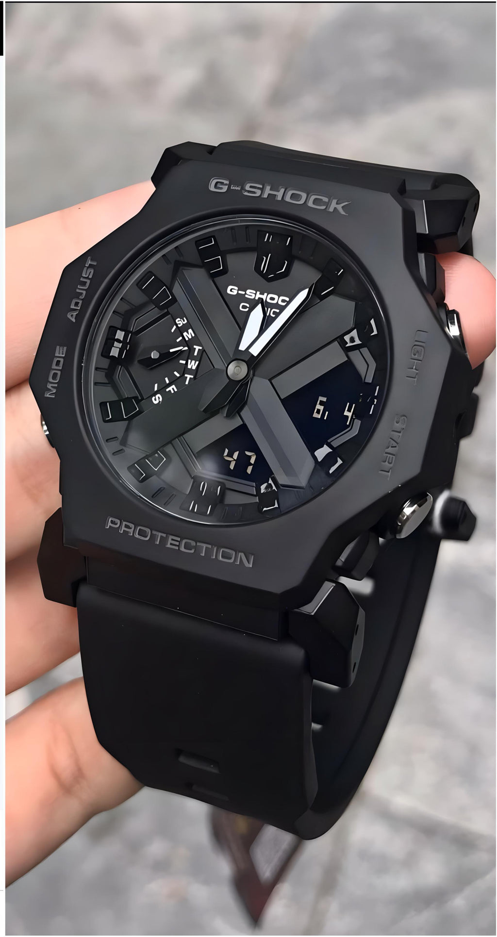 C@sio GShockk Ga-2300 Men Black Digital+Analog All Working