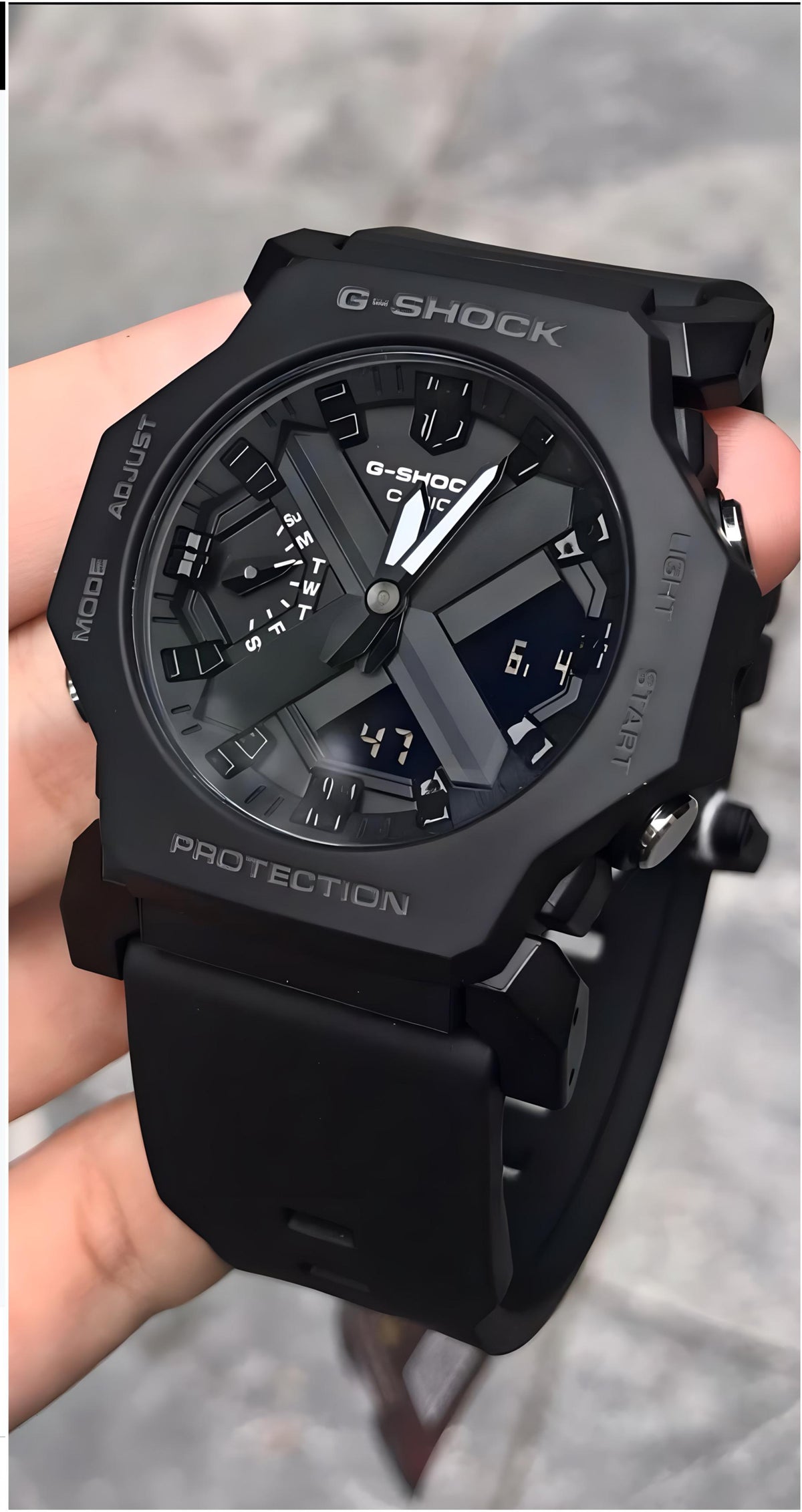 C@sio GShockk Ga-2300 Men Black Digital+Analog All Working