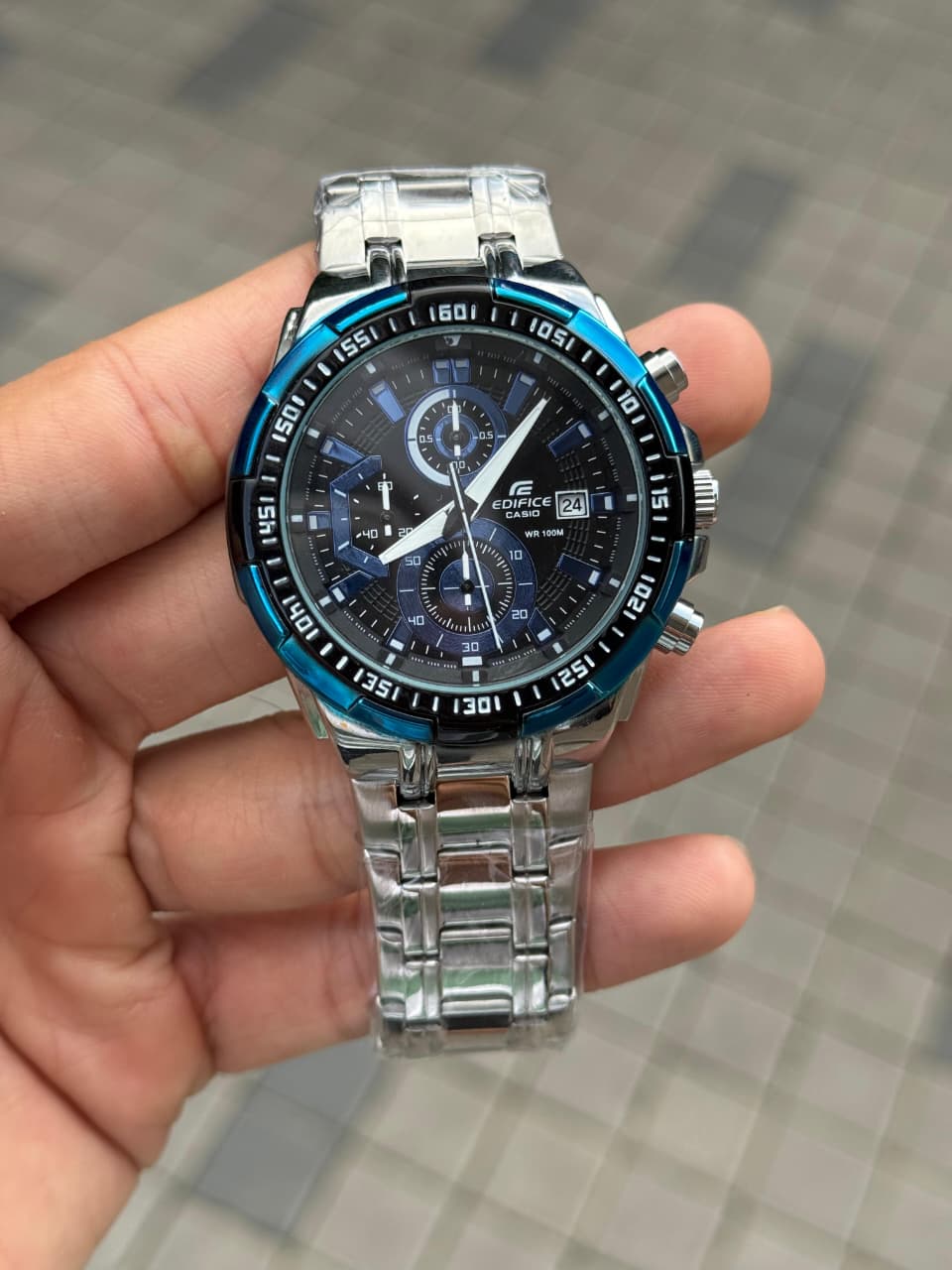 C@sio Edifi©e Mens Silver All Working