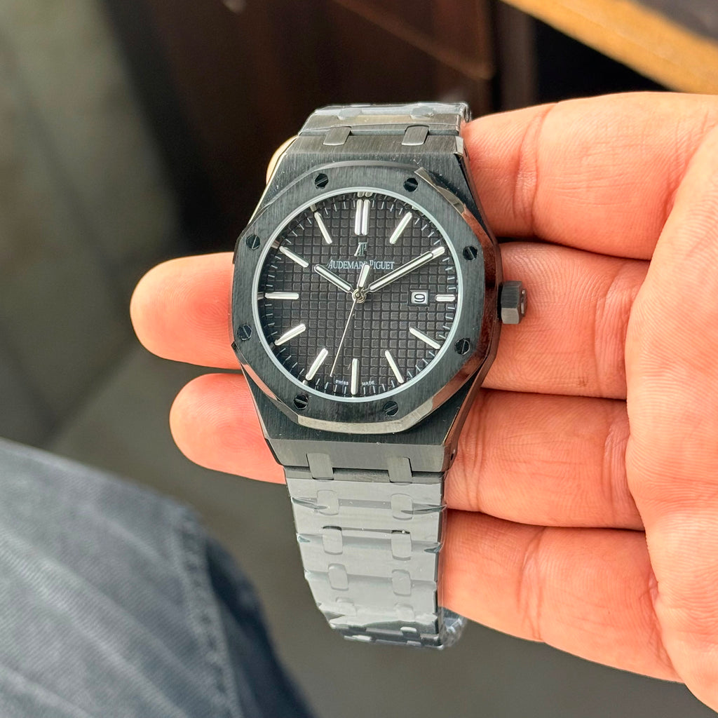 Audemarss Piguett Black Mens All Working