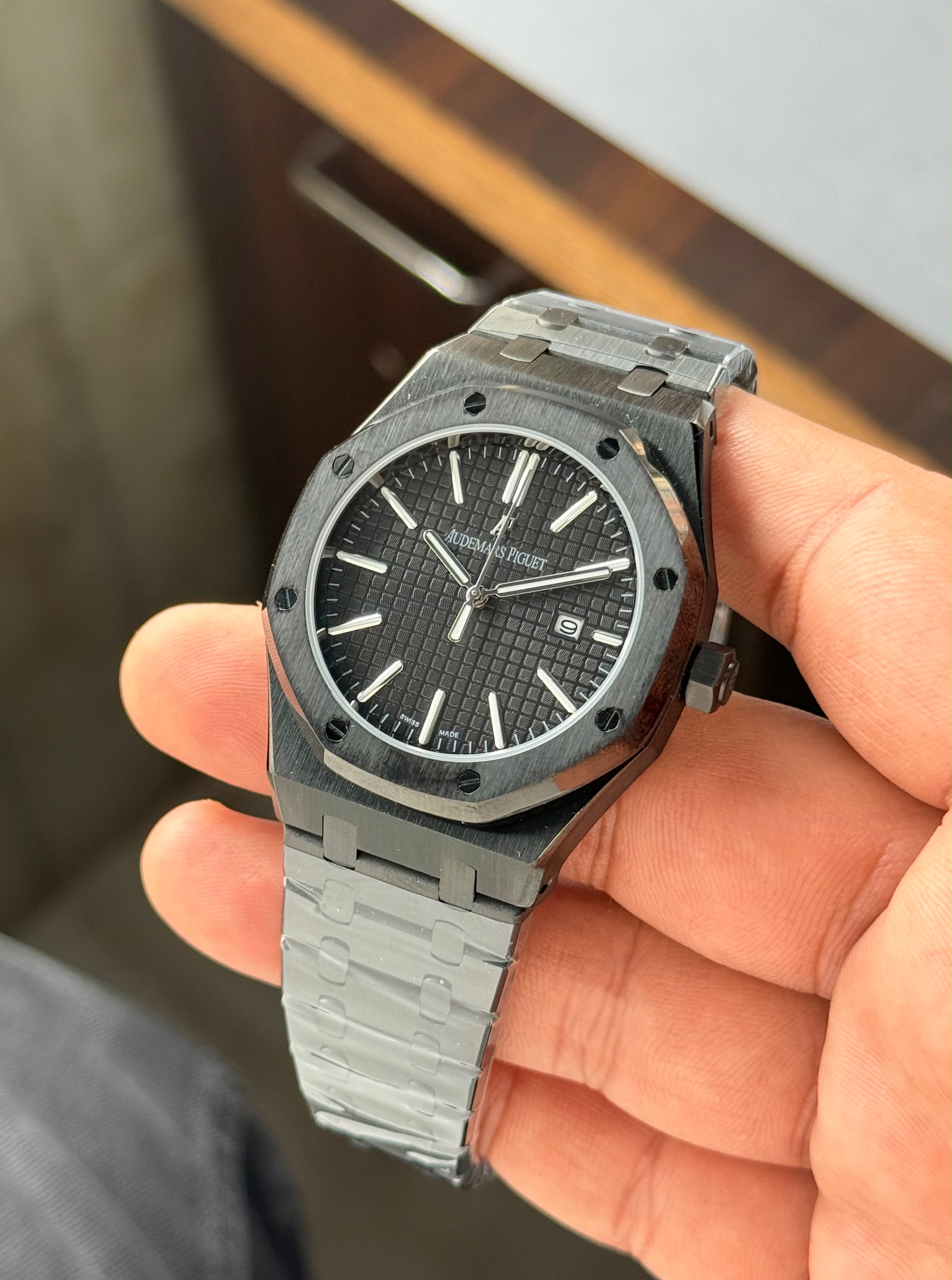 Audemarss Piguett Black Mens All Working