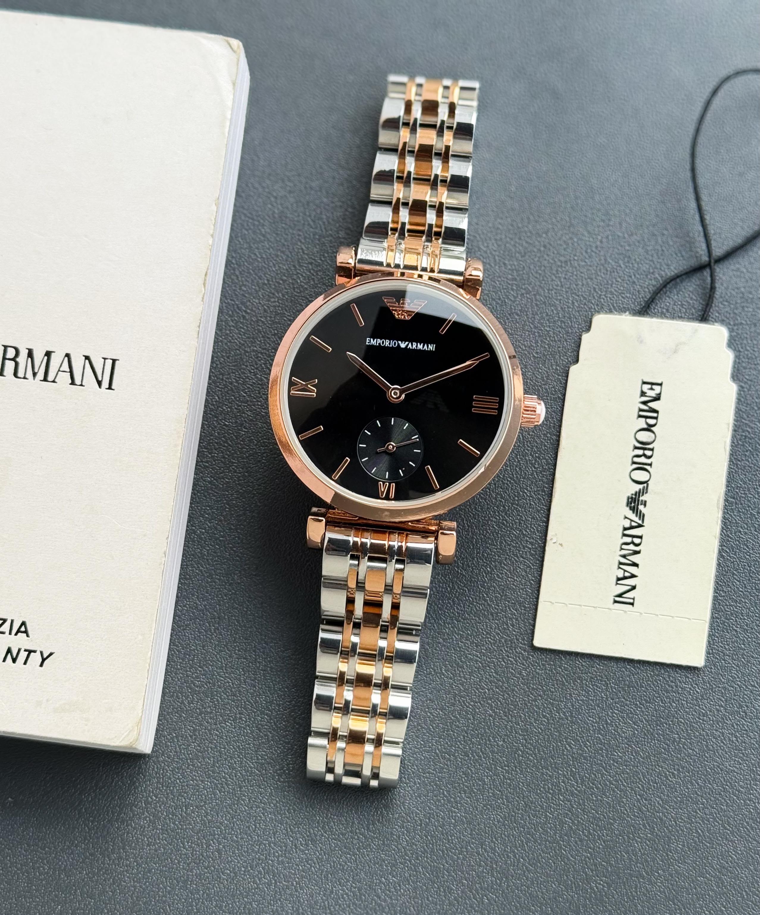 Emporioo Armanii Women Dual Tone Chain All Working