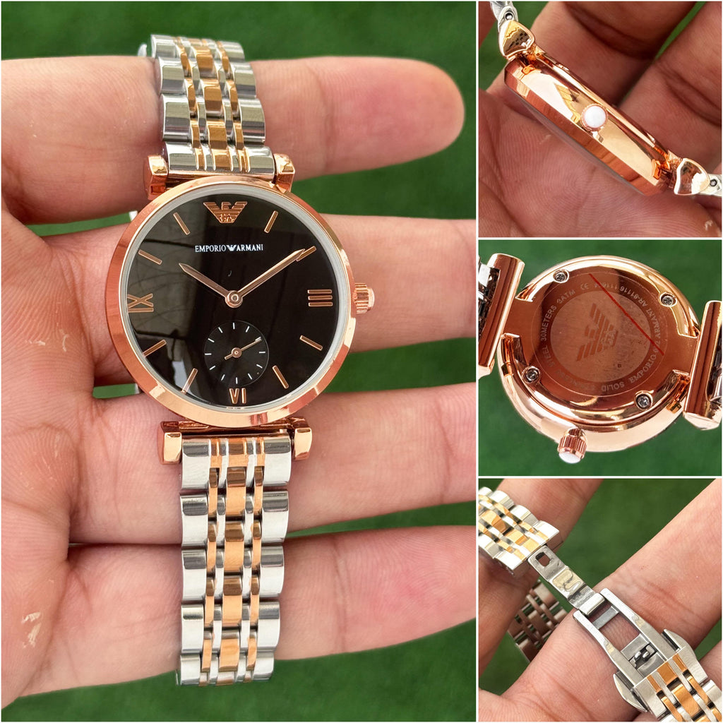 Emporioo Armanii Women Dual Tone Chain All Working