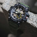 Gshockk Mudmaster Green Digital+Analog Mens All Working