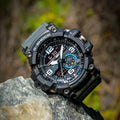 Gshockk Mudmaster Cool Grey Digital+Analog Mens All Working