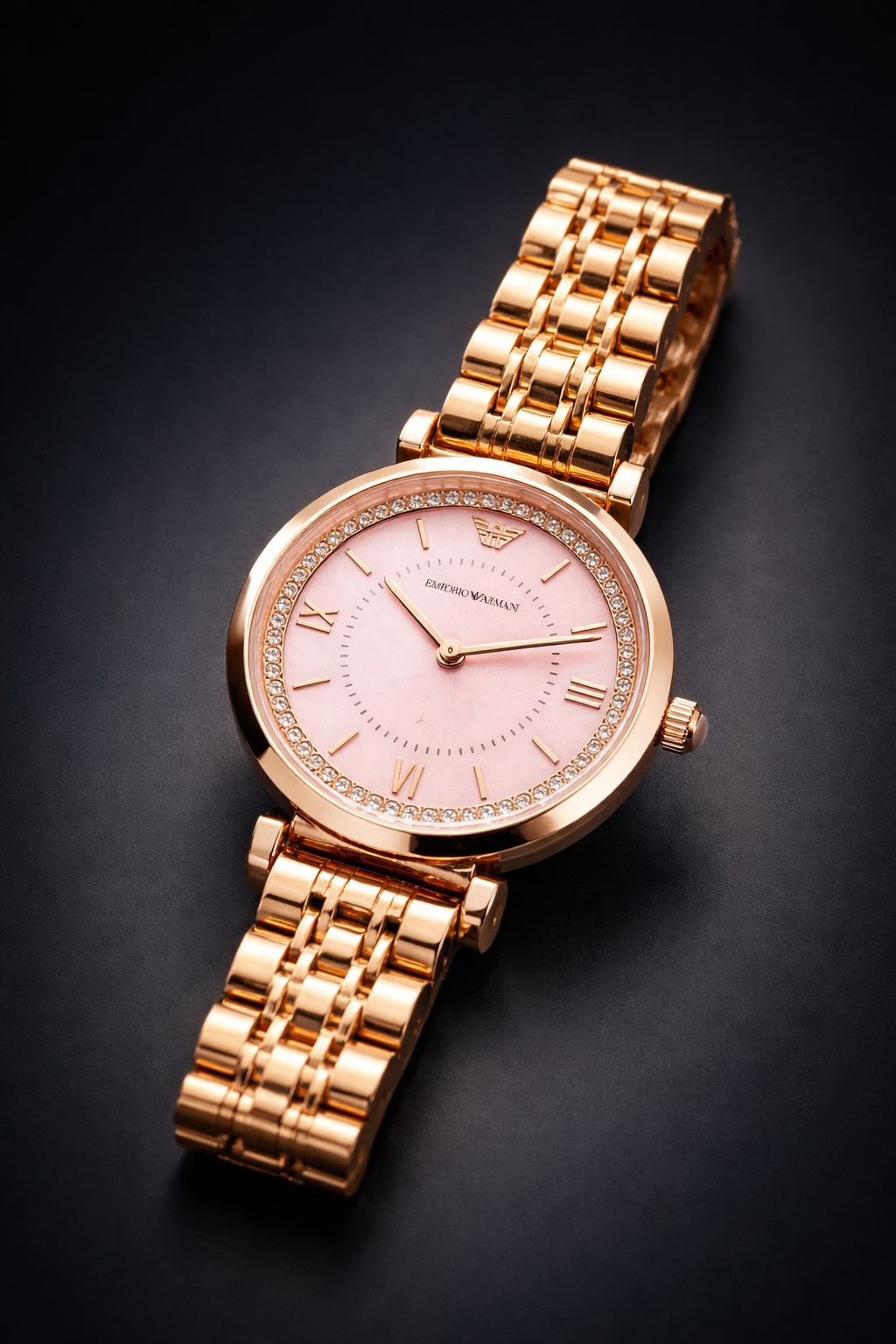 €mporio Arm@ni Women Slim Pink Dial All Working