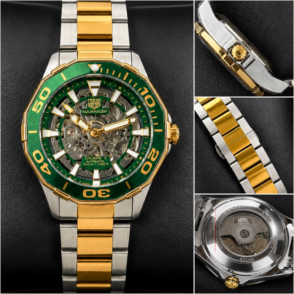 T@g Heue® Mens Two tone Stainless Steel Automatic All Working