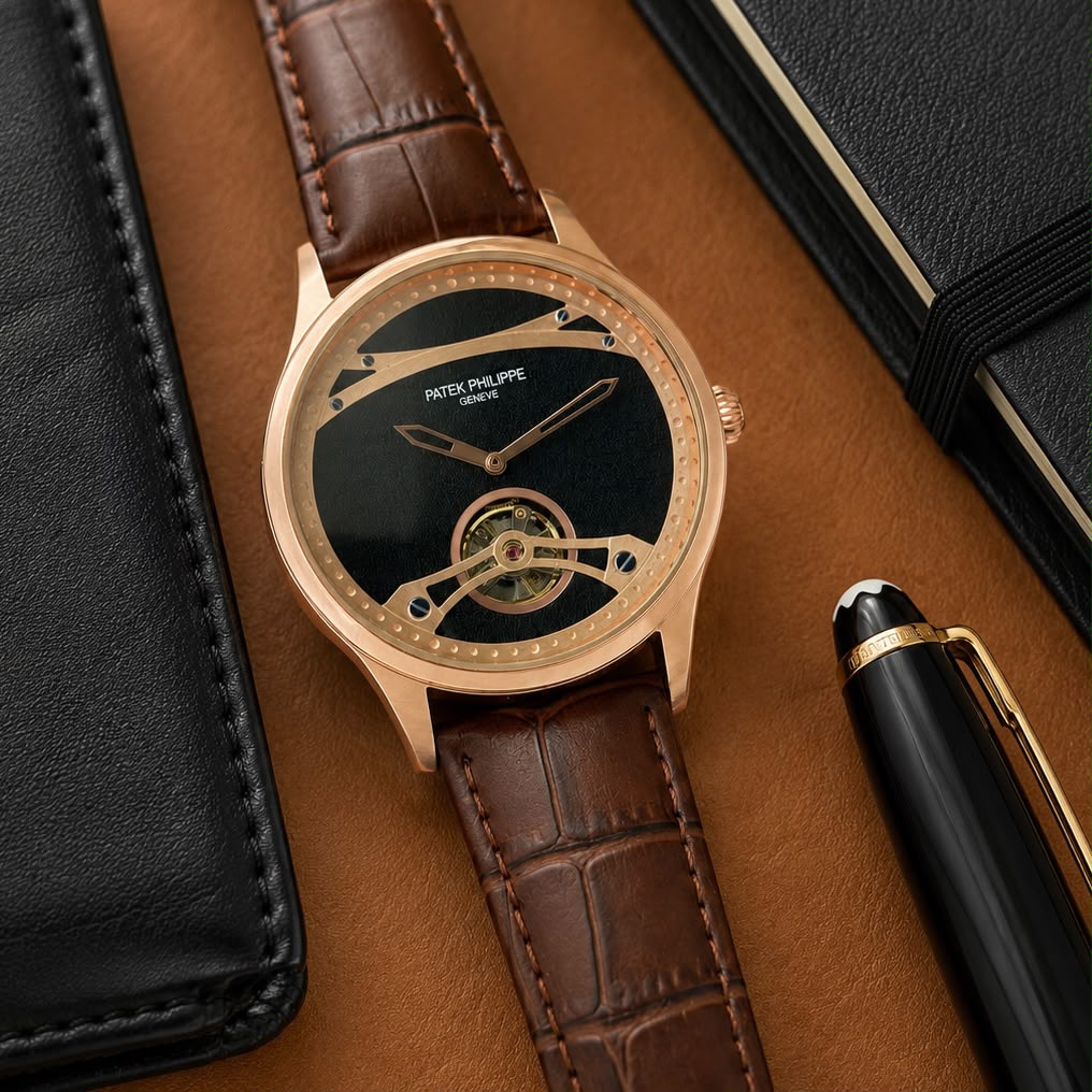 P@tek Phillipp£ Men Brown Leather Automatic