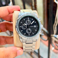 Fo$$il Steel Chain Black Dial Mens All Working