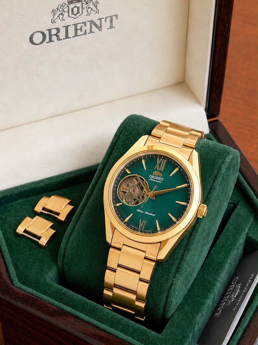 O®ient Mens Gold Chain Automatic All Working