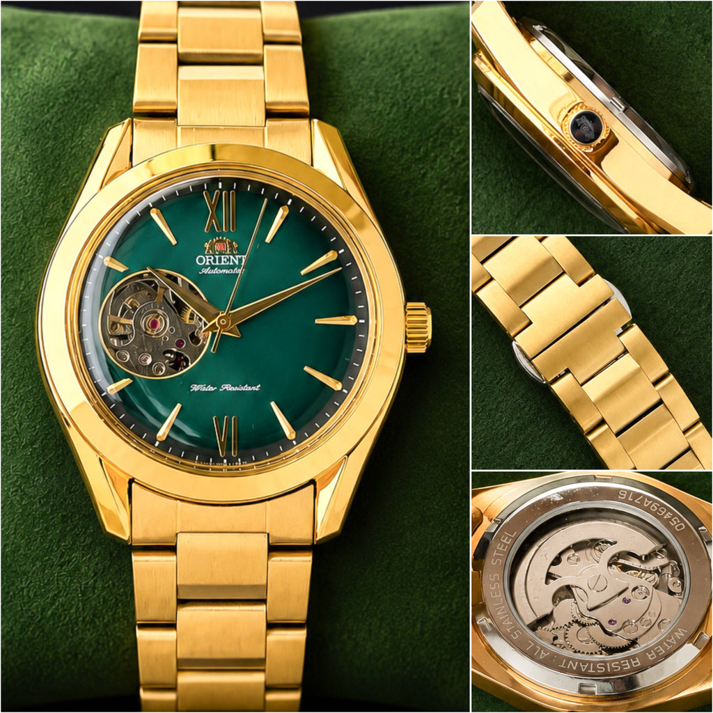 O®ient Mens Gold Chain Automatic All Working