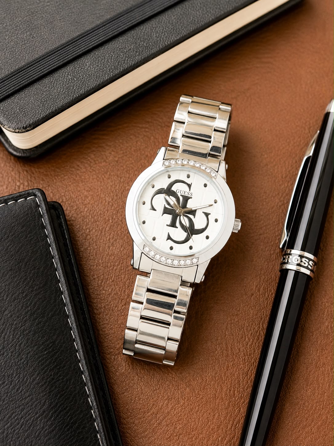 Gue$$ Women Silver White All Working