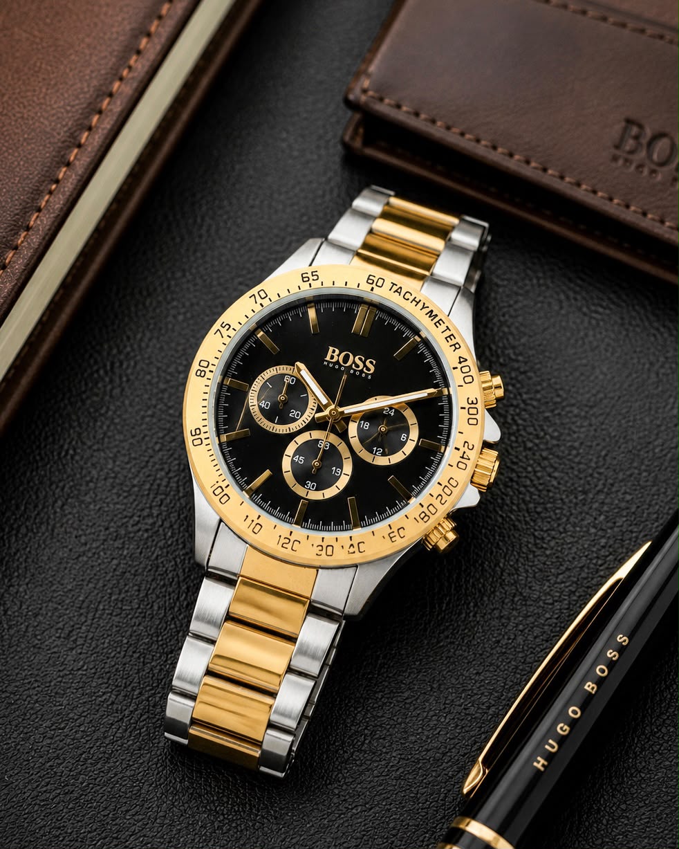 Hug0 Bo$$ Two Tone Mens All Working