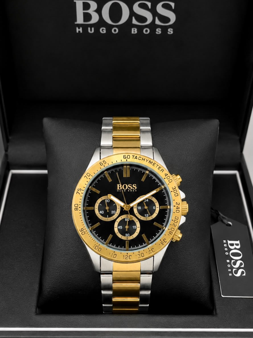 Hug0 Bo$$ Two Tone Mens All Working