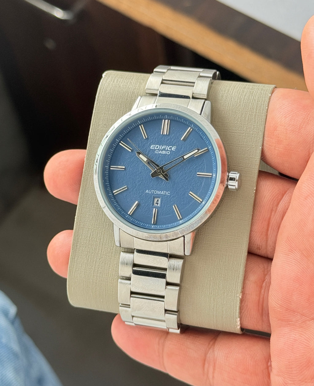 C@sio €difice Mens Silver Blue All Working
