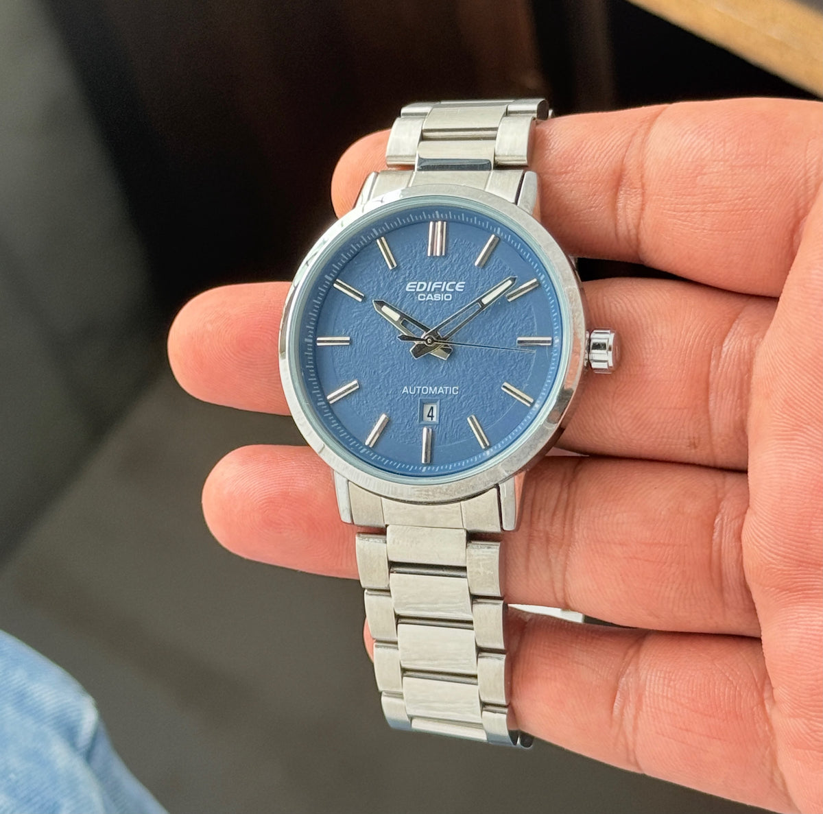 C@sio €difice Mens Silver Blue All Working