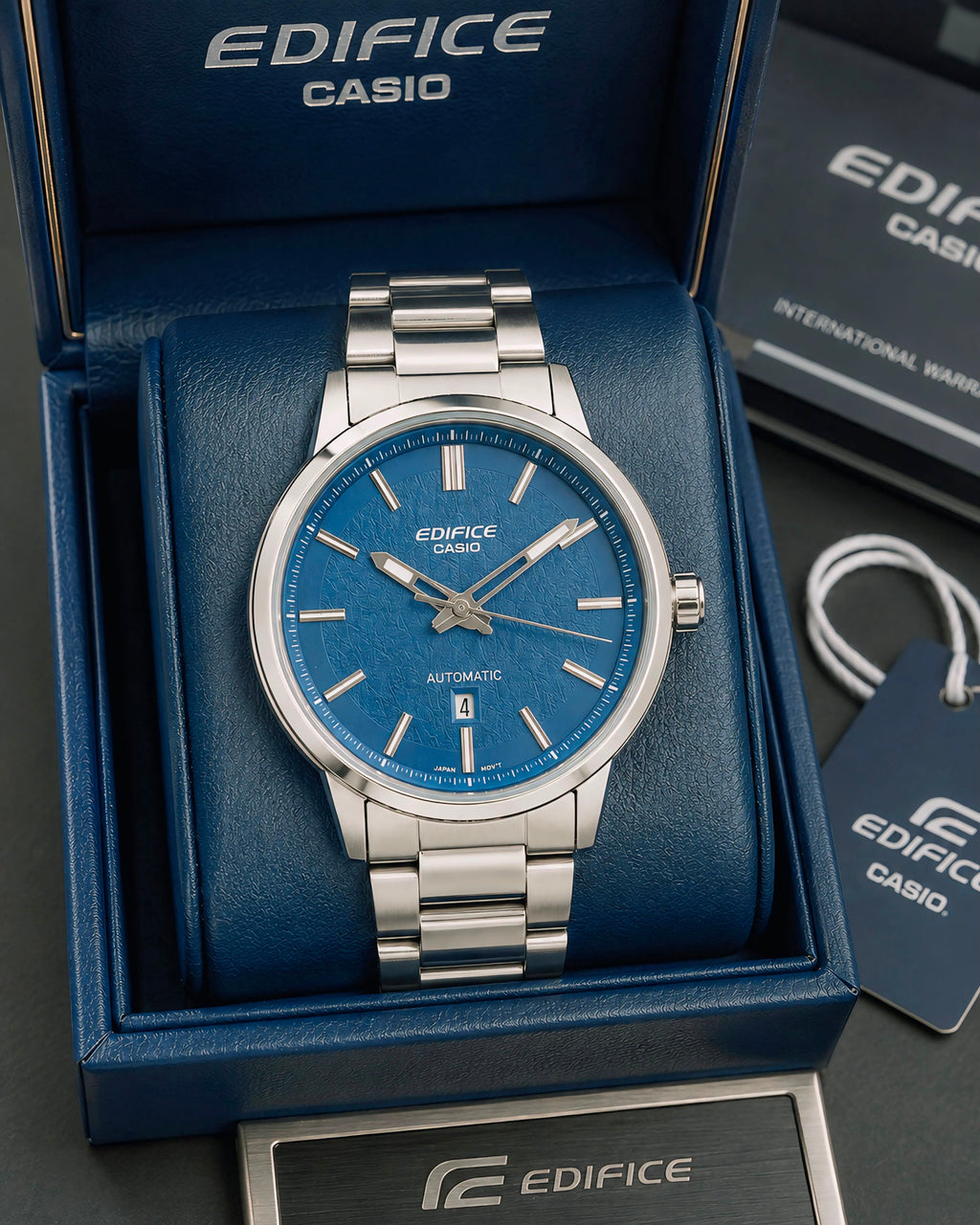 C@sio €difice Mens Silver Blue All Working