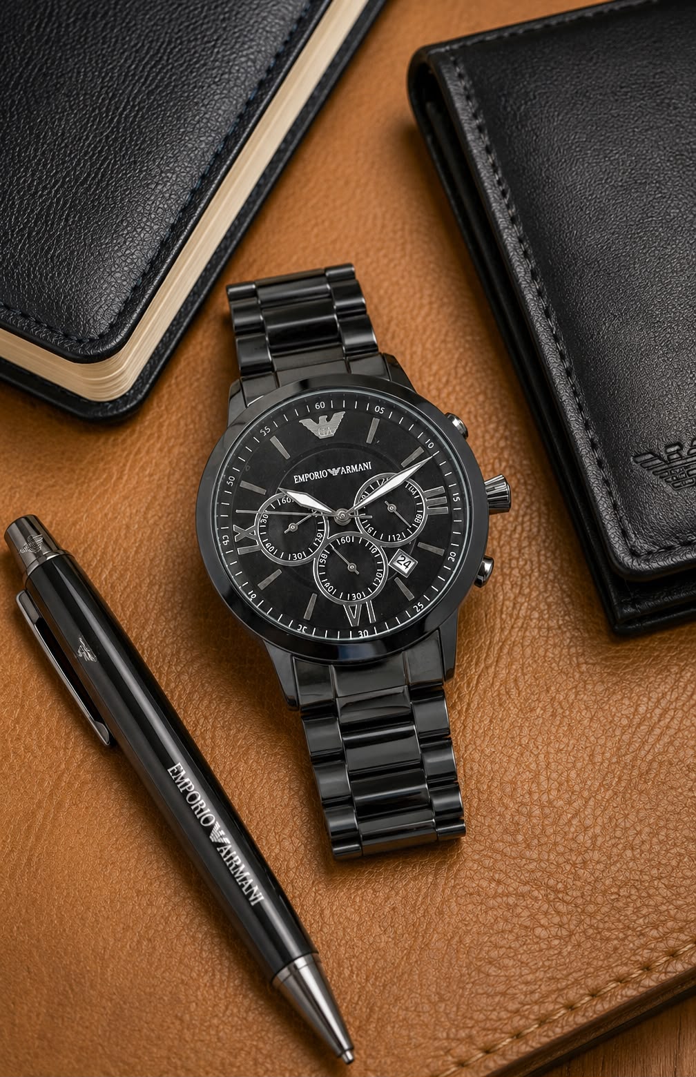 €mporio Arm@ni Mens Black All Working