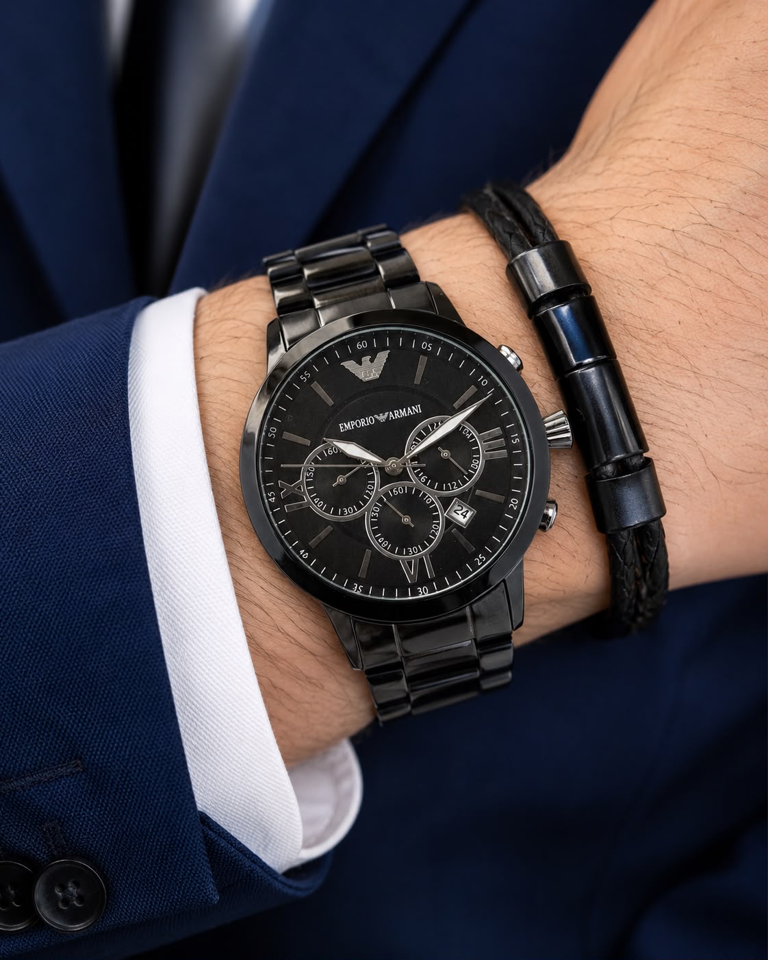 €mporio Arm@ni Mens Black All Working