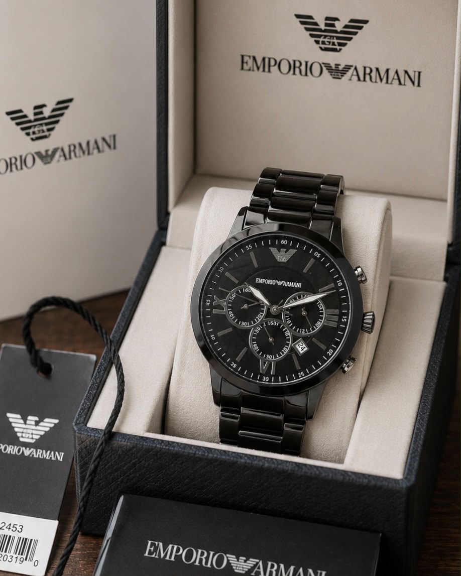 €mporio Arm@ni Mens Black All Working