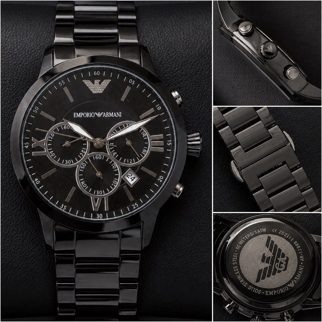 €mporio Arm@ni Mens Black All Working
