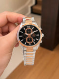 C@sio €difice Mens Two Tone Rose gold All Working