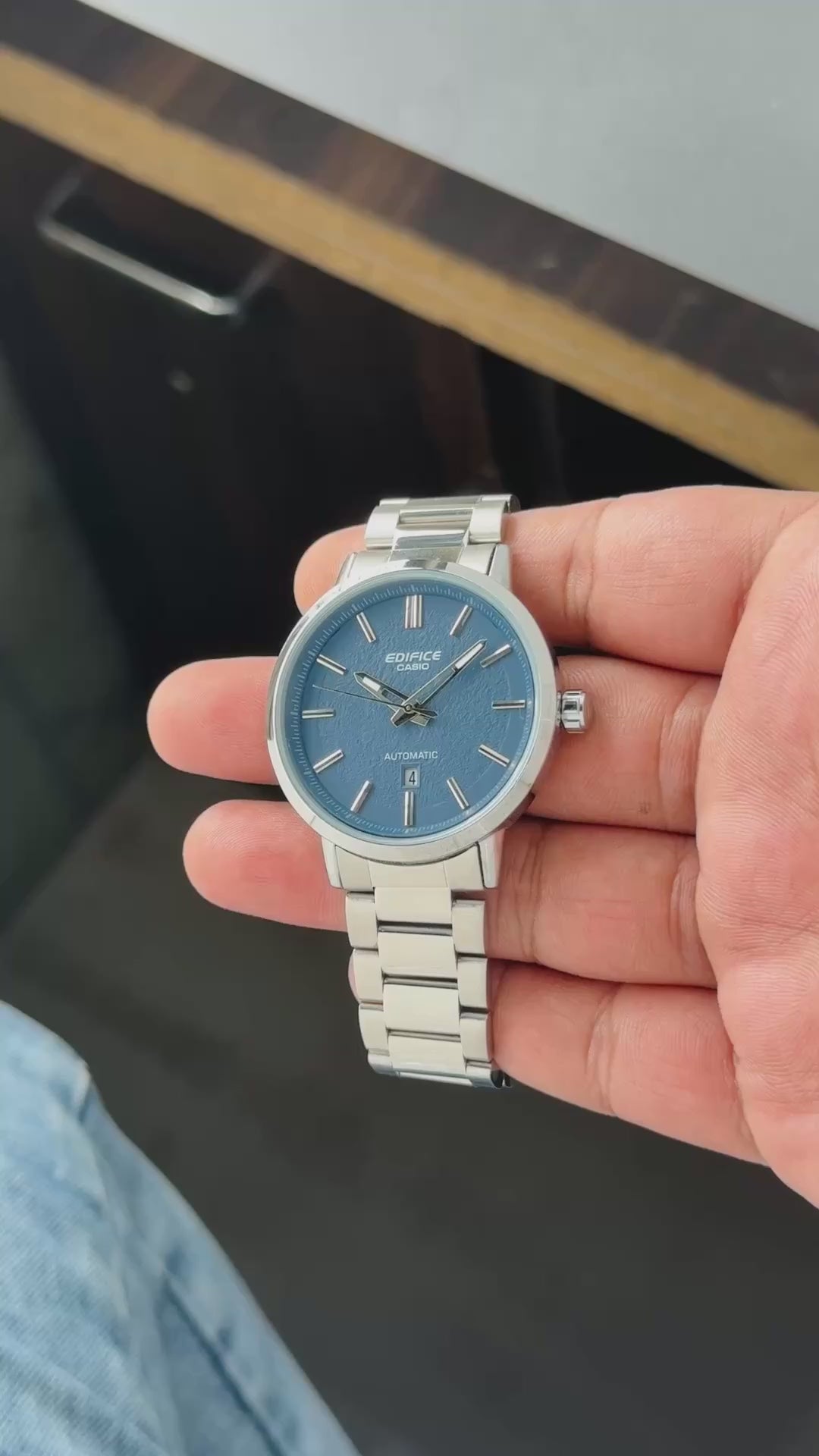 C@sio €difice Mens Silver Blue All Working