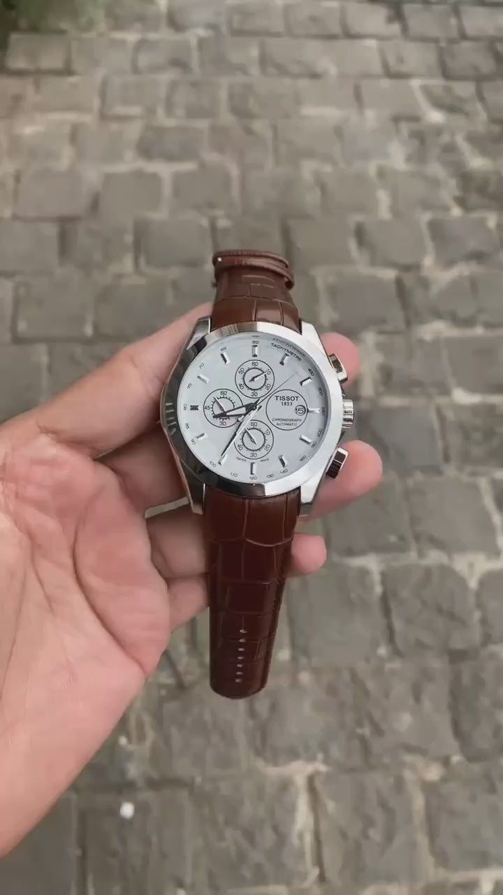 Ti$$ot Couturi£r 1853 Brown Leather Mens All Working
