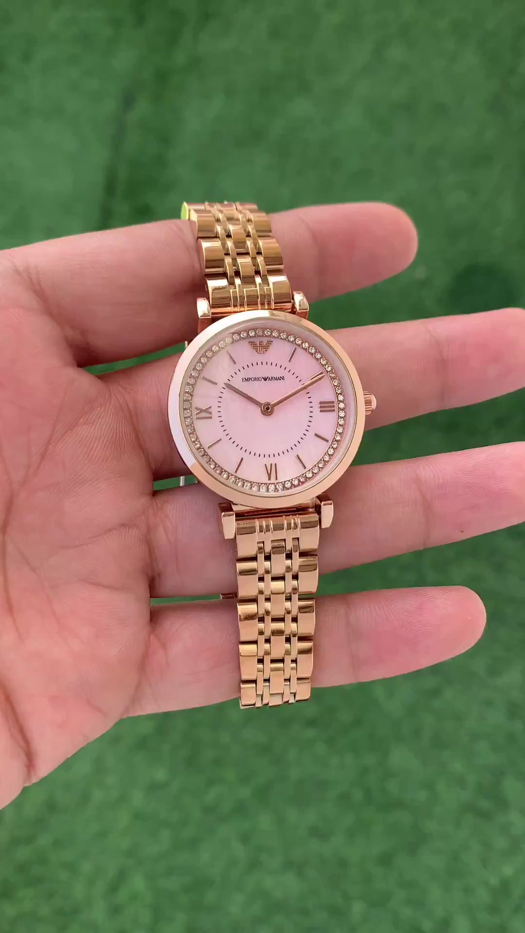 €mporio Arm@ni Women Slim Pink Dial All Working