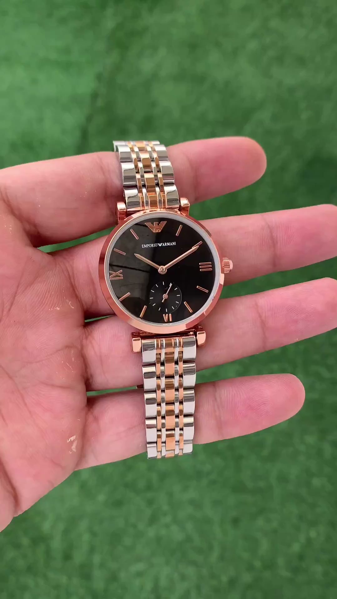 Emporioo Armanii Women Dual Tone Chain All Working