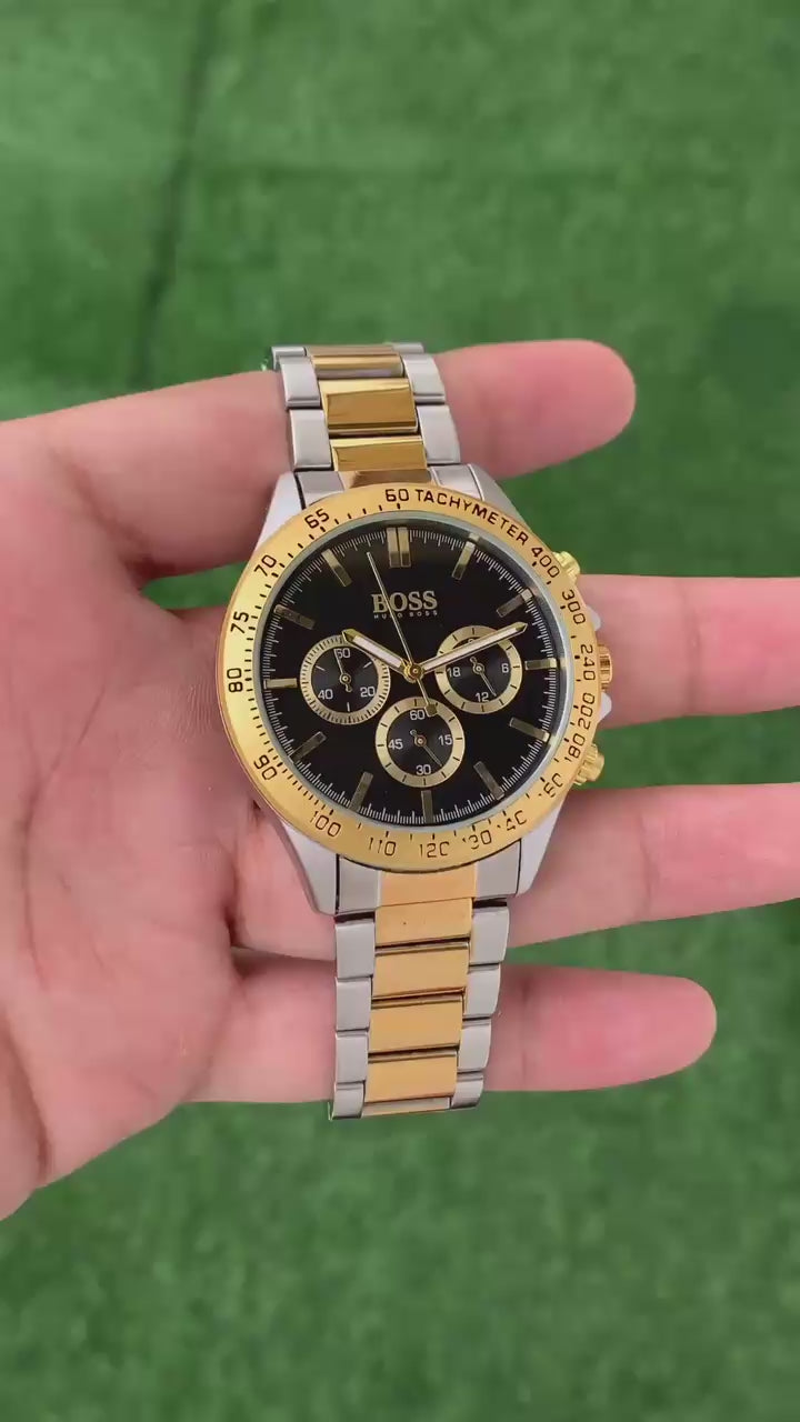 Hug0 Bo$$ Two Tone Mens All Working