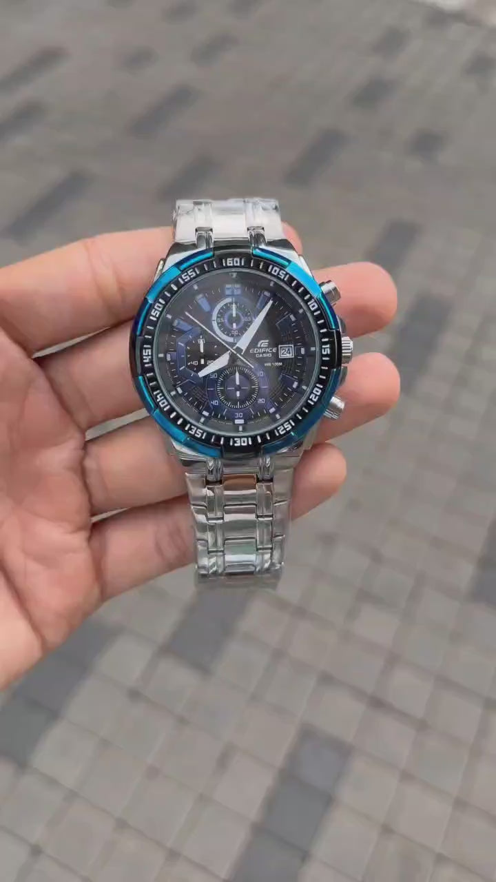 C@sio Edifi©e Mens Silver All Working