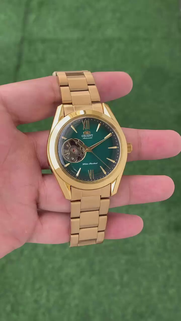 O®ient Mens Gold Chain Automatic All Working