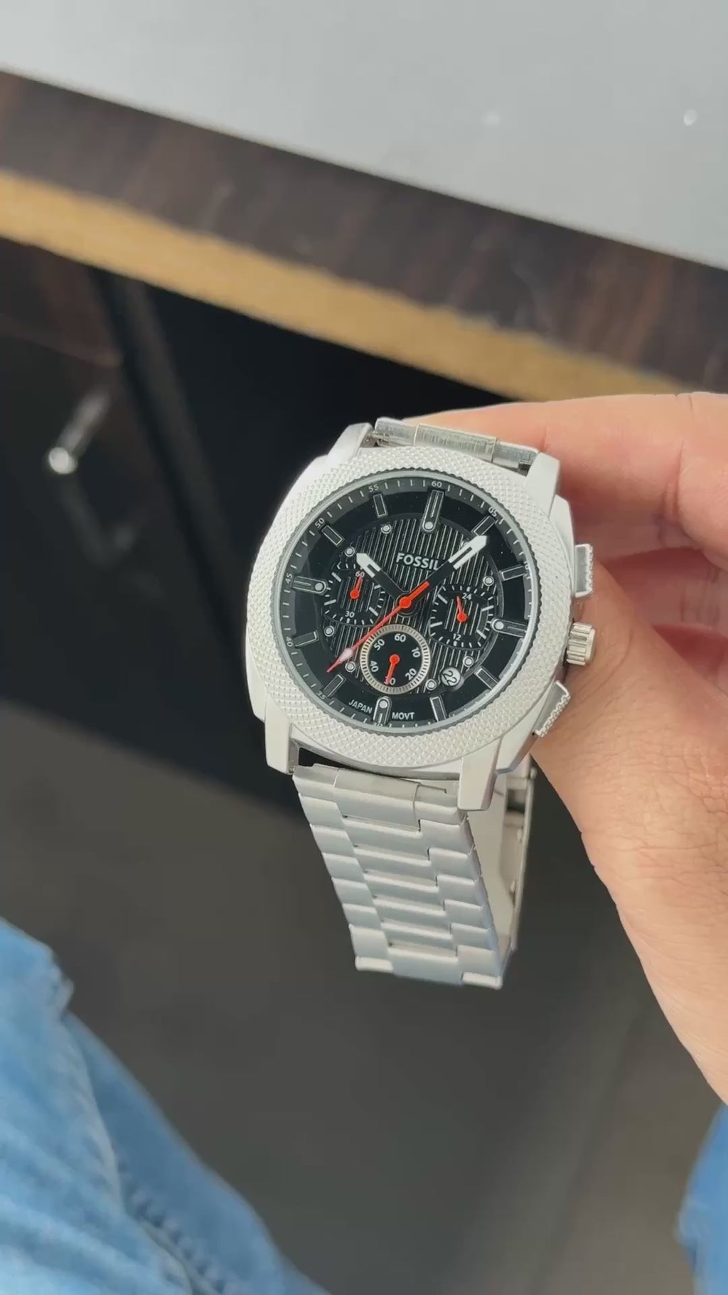 Fossill Ion Plated Metal Chain All Working