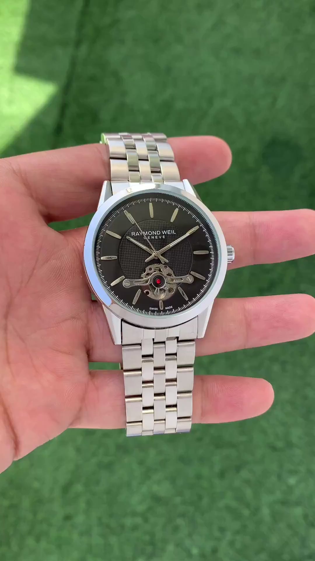 R@ymond W€il Mens Automatic Silver Black All Working