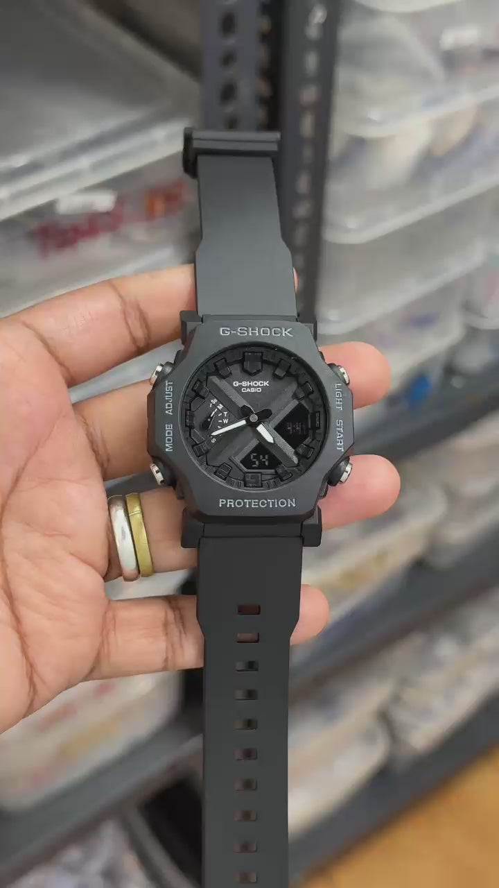 C@sio GShockk Ga-2300 Men Black Digital+Analog All Working