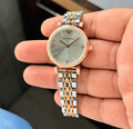 Empo®io Arm@ni Women Dual Tone Grey Dial All Working