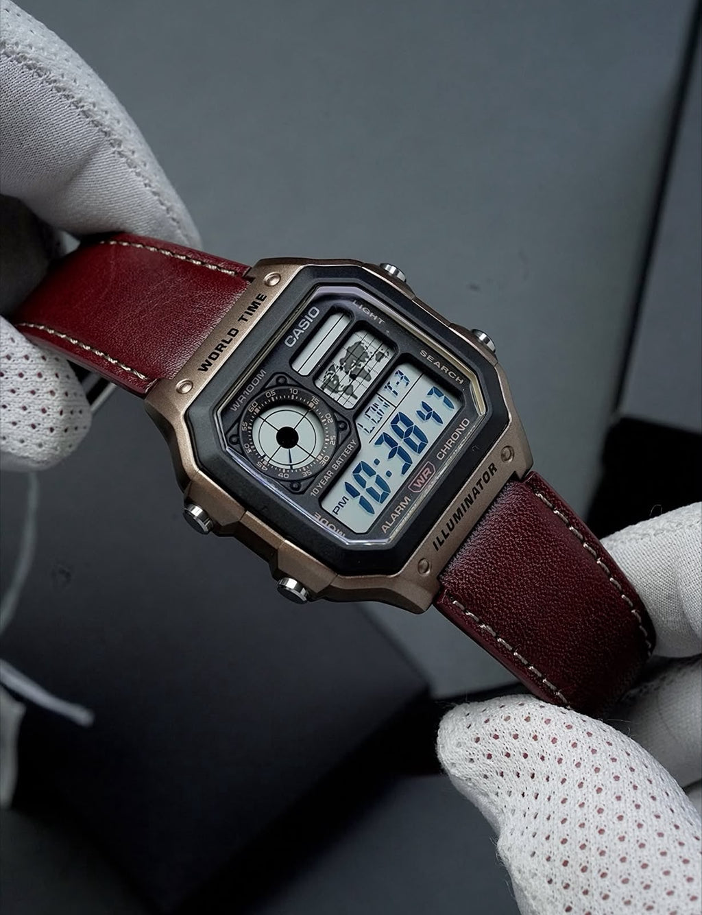 C@sio Men Brown Leather All Working