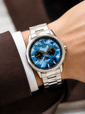 Arm@ni Exch@nge Silver Blue Mens All Working