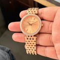 Mich@el Kor$ D@rci Mk-3192 Women Rose Gold All Working